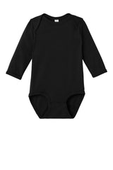 Rabbit Skins ™ Infant Long Sleeve Jersey Bodysuit RS4421 - Rabbit Skins RS4421 Black 06M Infant & Toddler