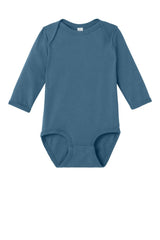 Rabbit Skins ™ Infant Long Sleeve Jersey Bodysuit RS4421 - Rabbit Skins RS4421 Indigo 06M Infant & Toddler