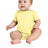 Rabbit Skins ™ Infant Short Sleeve Baby Rib Bodysuit. RS4400 - Rabbit Skins RS4400 Banana 06M Infant & Toddler