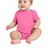 Rabbit Skins ™ Infant Short Sleeve Baby Rib Bodysuit. RS4400 - Rabbit Skins RS4400 Hot Pink 06M Infant & Toddler