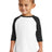Rabbit Skins ™ Toddler Baseball Fine Jersey Tee. RS3330 - Rabbit Skins RS3330 White/ Black 2T Jerseys