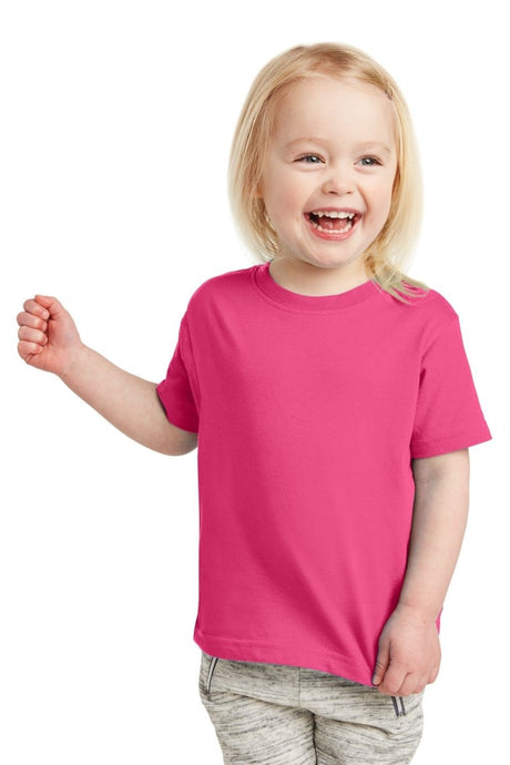 Rabbit Skins ™ Toddler Fine Jersey Tee. RS3321 - Rabbit Skins RS3321 Hot Pink 2T Short Sleeve T-Shirts
