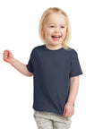 Rabbit Skins ™ Toddler Fine Jersey Tee. RS3321 - Rabbit Skins RS3321 Navy 2T Short Sleeve T-Shirts