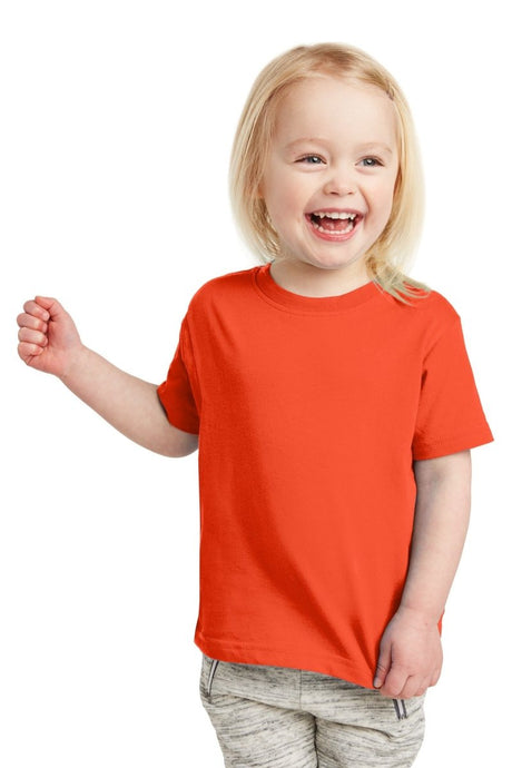 Rabbit Skins ™ Toddler Fine Jersey Tee. RS3321 - Rabbit Skins RS3321 Orange 2T Short Sleeve T-Shirts