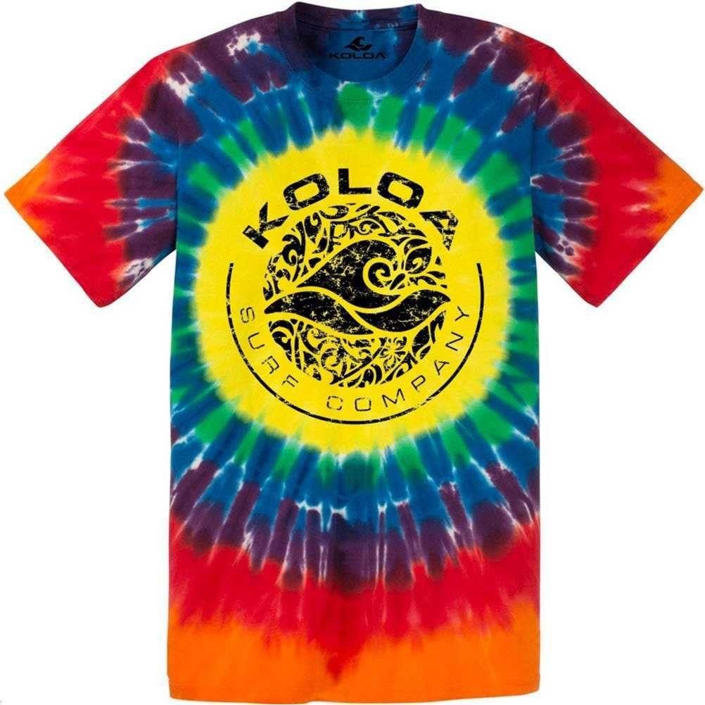 Joe's USA Koloa Surf Co. Tie-Dye T-Shirts - 17 Colors, Sizes S To 4XL
