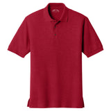 Mens Classic Silk Touch Polo Shirts in 36 Colors and Sizes: XS-6XL-Red Polos/Knits Joe's USA Red X-Small