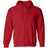 Wholesale Mens Heavy Blend Full-Zip Hooded Sweatshirt-Red Sweatshirts/Fleece Joe's USA Red S