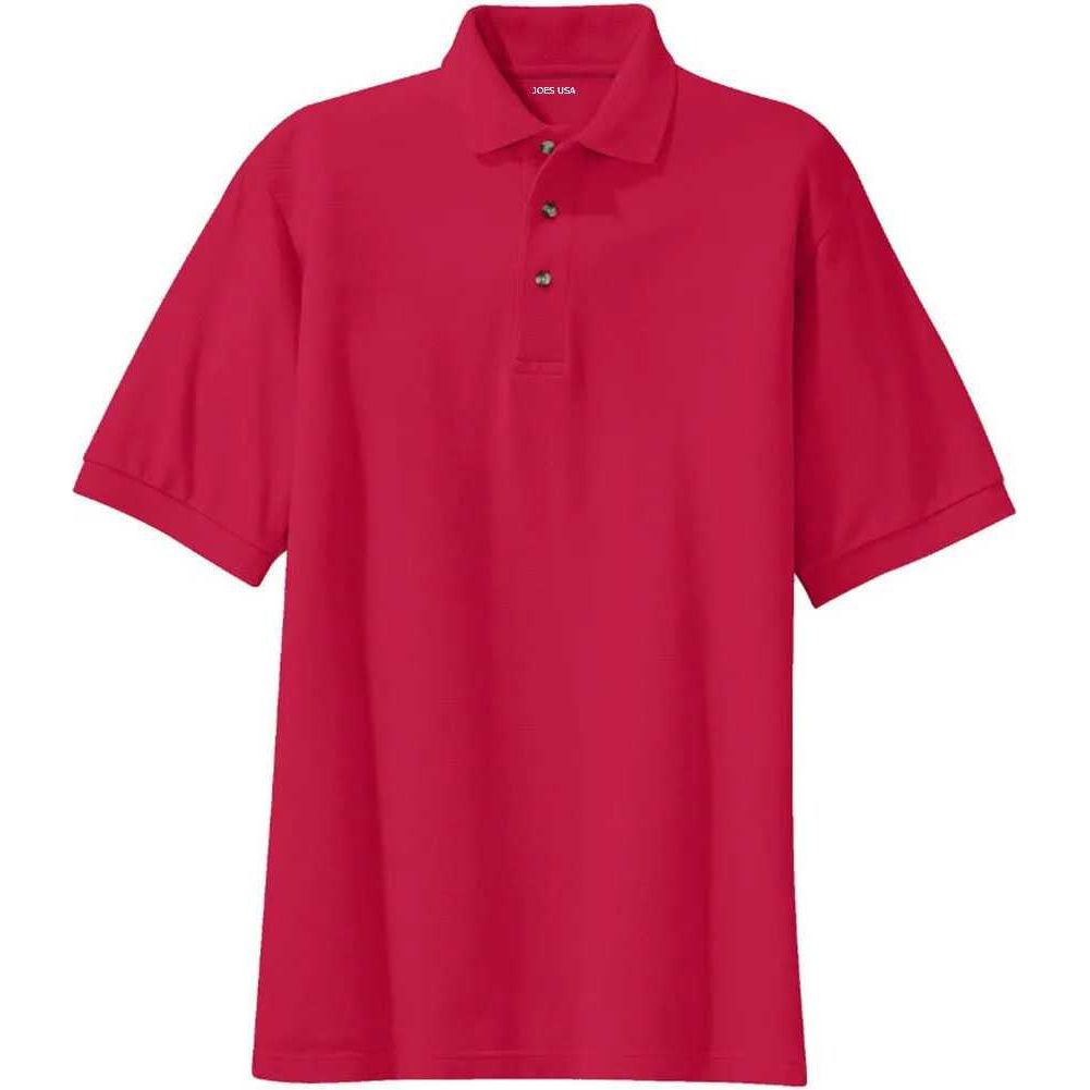 Mens Pique Knit Polo with Pocket Joe's USA Mens Apparel