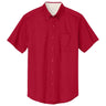 Joe's Men's Short Sleeve Button-Up Shirt - Red / Light Stone Woven Shirts Joe's USA Red / Light Stone Small