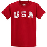 Joe's USA Vintage USA Logo Tee - Red Joe's USA Red Small