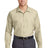 Red Kap ® Long Size, Long Sleeve Industrial Work Shirt. SP14LONG - Red Kap SP14LONG Light Tan LL Tall