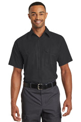 Red Kap ® Short Sleeve Solid Ripstop Shirt. SY60 - Red Kap SY60 Black S Workwear