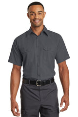 Red Kap ® Short Sleeve Solid Ripstop Shirt. SY60 - Red Kap SY60 Charcoal S Workwear