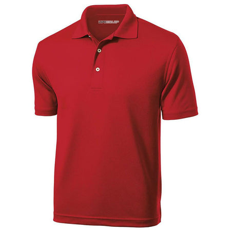 Men's Tall Dri-Mesh Polo Polos/Knits DRI-EQUIP Red Large Tall