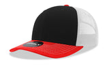Decky 6 Panel Mid Profile Structured Cotton Blend Trucker | Decky 6021