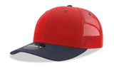 Decky 6 Panel Mid Profile Structured Cotton Blend Trucker | Decky 6021
