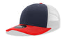 Decky 6 Panel Mid Profile Structured Cotton Blend Trucker | Decky 6021