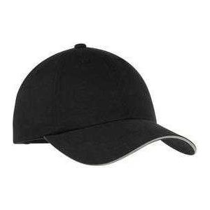 Reflective Sandwich Bill Cap Black/Reflective Hats