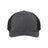 Richardson 112+ R - Flex Adjustable Trucker Cap - Richardson 112PL Charcoal/ Black Adjustable Hats