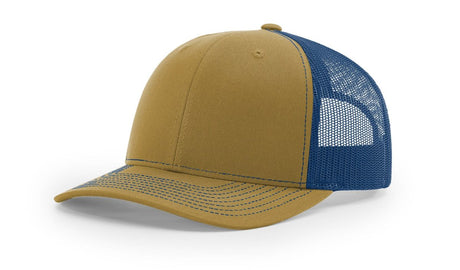 Richardson 112 Snapback Trucker Cap Biscuit / True Blue OSFM Caps