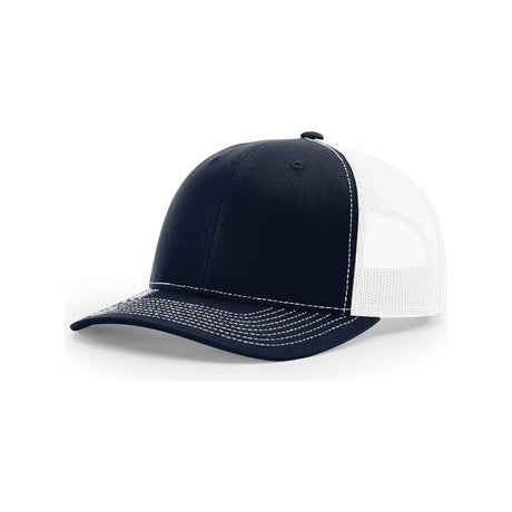 Richardson 112 Snapback Trucker Cap Black OSFM Caps