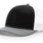 Richardson 112 Snapback Trucker Cap Black / White / Heather Grey OSFM Caps