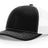 Richardson 112 Snapback Trucker Cap Black / White OSFM Caps