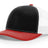 Richardson 112 Snapback Trucker Cap Black / White / Red OSFM Caps