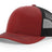 Richardson 112 Snapback Trucker Cap Cardinal / Black OSFM Caps