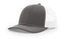 Richardson 112 Snapback Trucker Cap Charcoal / White OSFM Caps
