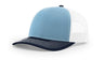 Richardson 112 Snapback Trucker Cap Columbia Blue / White / Navy OSFM Caps