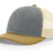 Richardson 112 Snapback Trucker Cap Heather Grey / Birch / Amber Gold OSFM Caps