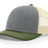 Richardson 112 Snapback Trucker Cap Heather Grey / Birch / Army Olive OSFM Caps