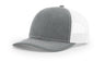 Richardson 112 Snapback Trucker Cap Heather Grey / White OSFM Caps