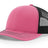 Richardson 112 Snapback Trucker Cap Hot Pink / Black OSFM Caps