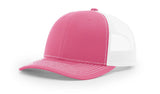 Richardson 112 Snapback Trucker Cap Hot Pink / White OSFM Caps
