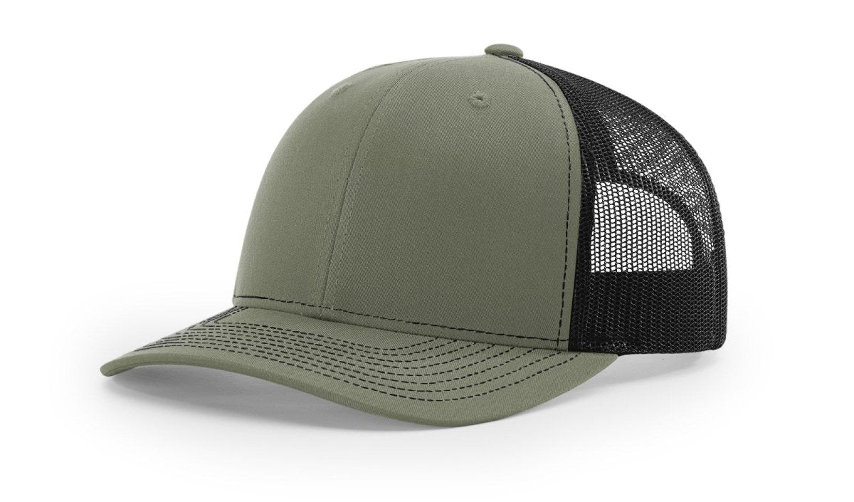 Richardson 112 Snapback Trucker Cap Loden / Black OSFM Caps