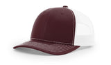 Richardson 112 Snapback Trucker Cap Maroon / White OSFM Caps