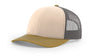 Richardson 112 Snapback Trucker Cap Mink Beige / Charcoal / Amber Gold OSFM Caps