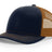 Richardson 112 Snapback Trucker Cap Navy / Caramel OSFM Caps