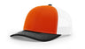 Richardson 112 Snapback Trucker Cap Orange / White / Black OSFM Caps