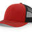 Richardson 112 Snapback Trucker Cap Red / Black OSFM Caps