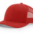 Richardson 112 Snapback Trucker Cap Red OSFM Caps