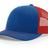 Richardson 112 Snapback Trucker Cap Royal Blue / Red OSFM Caps
