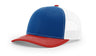 Richardson 112 Snapback Trucker Cap Royal Blue / White / Red OSFM Caps