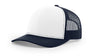 Richardson 112 Snapback Trucker Cap White / Navy OSFM Caps