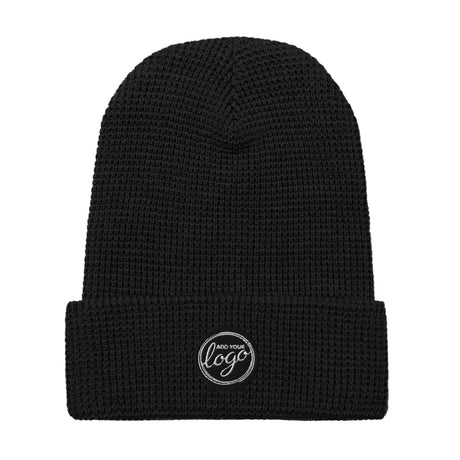 Richardson 146R Waffle Beanie | Create Your Own Custom Beanie Black