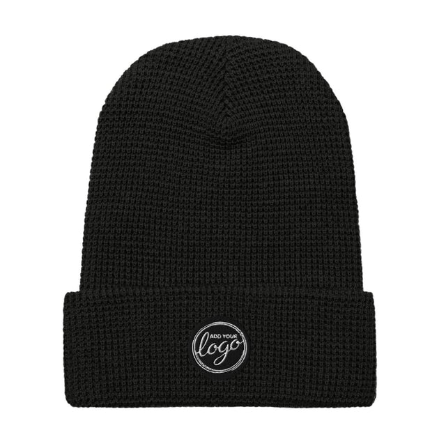 Richardson 146R Waffle Beanie | Create Your Own Custom Beanie Black