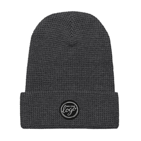 Richardson 146R Waffle Beanie | Create Your Own Custom Beanie Heather Charcoal
