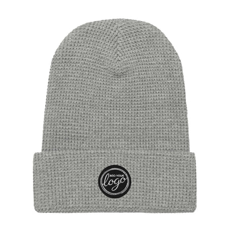 Richardson 146R Waffle Beanie | Create Your Own Custom Beanie Heather Grey